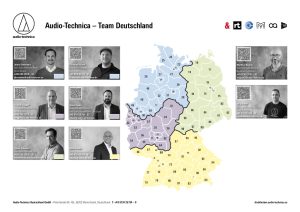 Neue Vertriebsstruktur von Audio-Technica Deutschland (Grafik: Audio-Technica Deutschland)